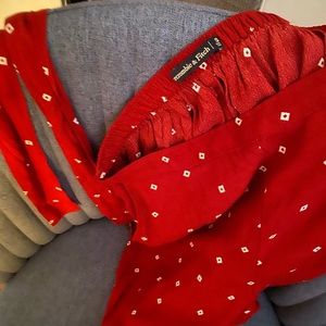 Abercrombie & Fitch Pants wide leg with belt